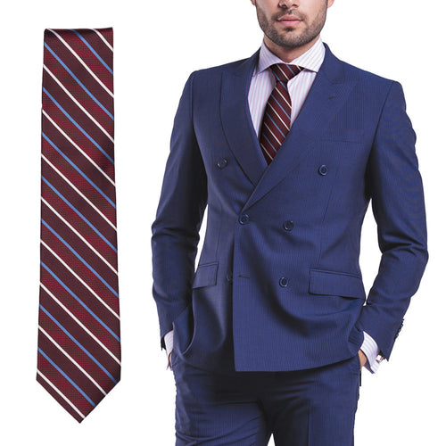 Pop Fashion Men's Silk Dress Ties - Necktie for Men, Gifts for Men, Groomsman Gifts