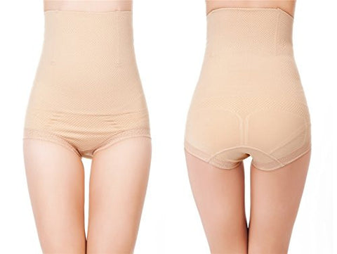LEAPAIR Womens Ultra Firm Control Shapewear Thong High Waist Tummy