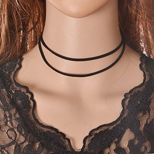 Choker Necklace with Simple Velvet Thin Choker - Pop Fashion - Pop Fashion