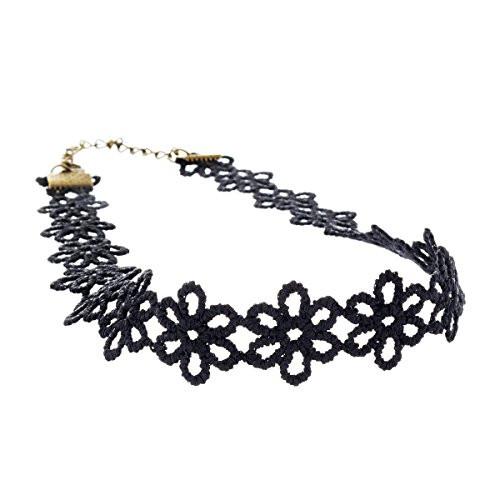 Choker Necklace with Vintage Black Lace Choker Style and Clasp- Pop Fashion - Pop Fashion