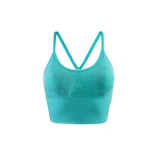Womens Activewear Tank Top Sports Bra with Padded Comfort Support Athletic Wear