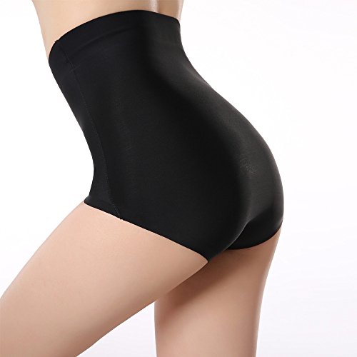 iOPQO underwear women Tummy Control Underwear For Women Firm Tummy Support  Shaping High Waist Shapewear Panties Seamless Body Shaper Shapers Black XL