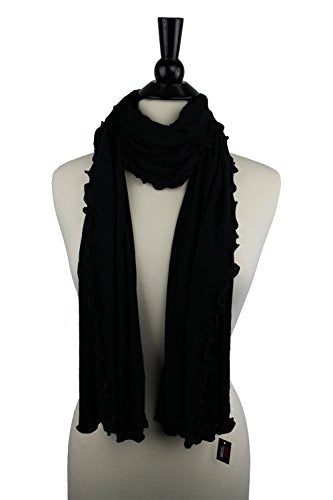 Pop Fashion Womens Solid Colored Soft Jersey Knit Wrap Fashion Scarf