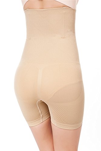 Pop Fashion Women's Shapewear Hi-Waist Brief Firm Butt Lifter Panty Shaper  (3XL, Black)