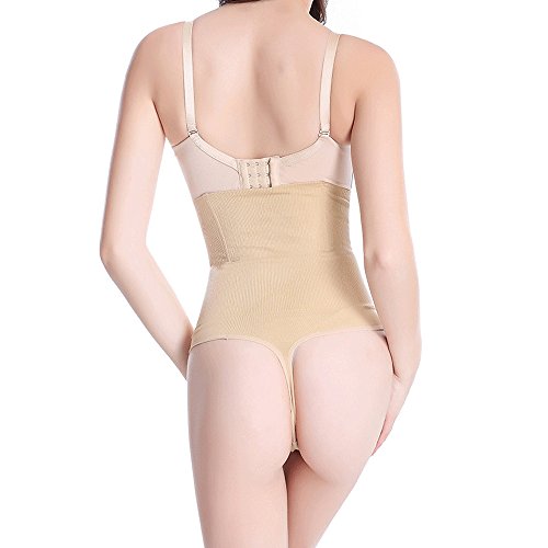 WOWENY Thong Shapewear for Women High Waist Tummy Control Underwear  Seamless Panties Girdle Body Shaper : : Clothing, Shoes &  Accessories